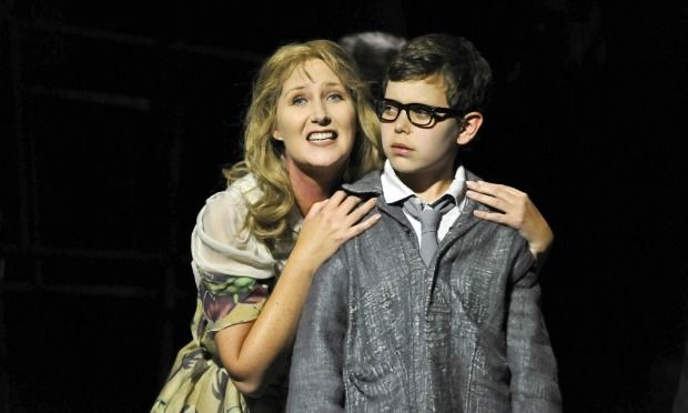 Carl Philip Levin and Ylva Kihlberg performing in 'Selma Jezkova'